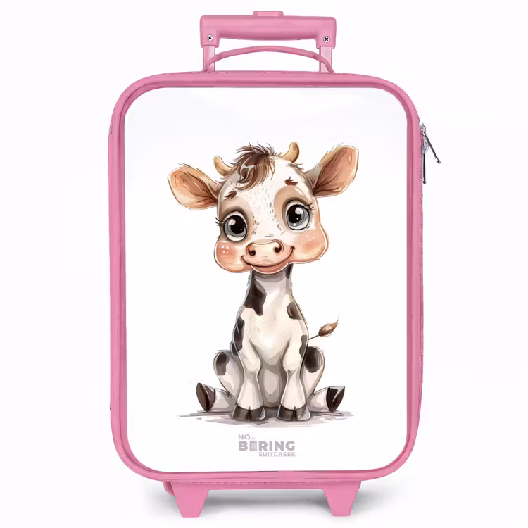 Kinderkoffer - Roze - Baby koe — 1