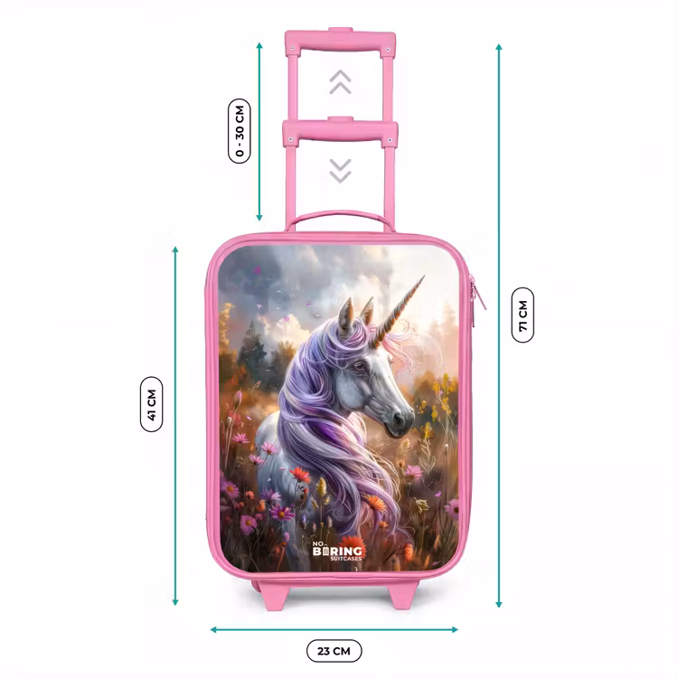 Kinderkoffer - Roze - Lavendel lentehoorn — 6