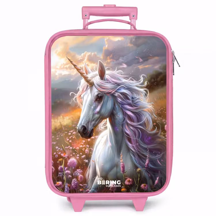 Kinderkoffer - Roze - Pastel parelhoorn — 1