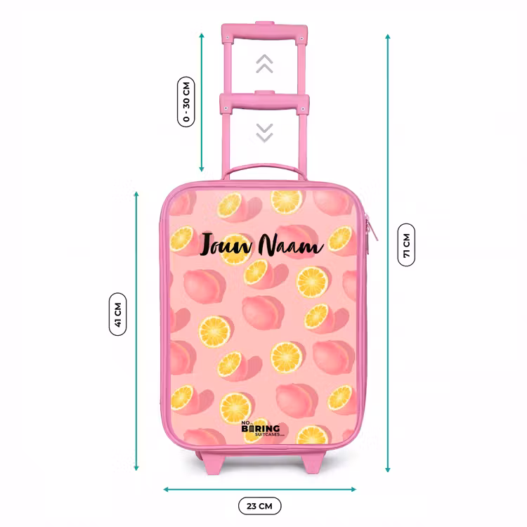 Kinderkoffer - Roze - Pink limoncello — 6