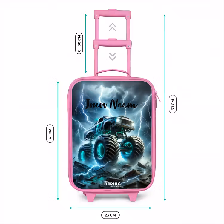 Kinderkoffer - Roze - Thunder Wheels — 6