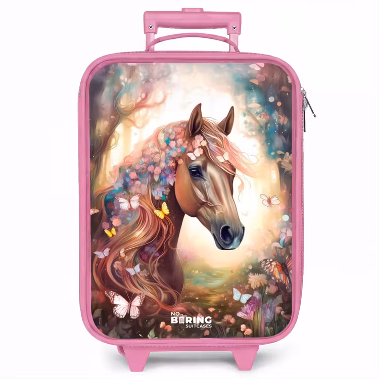 Kinderkoffer - Roze - Vlindermerrie — 1