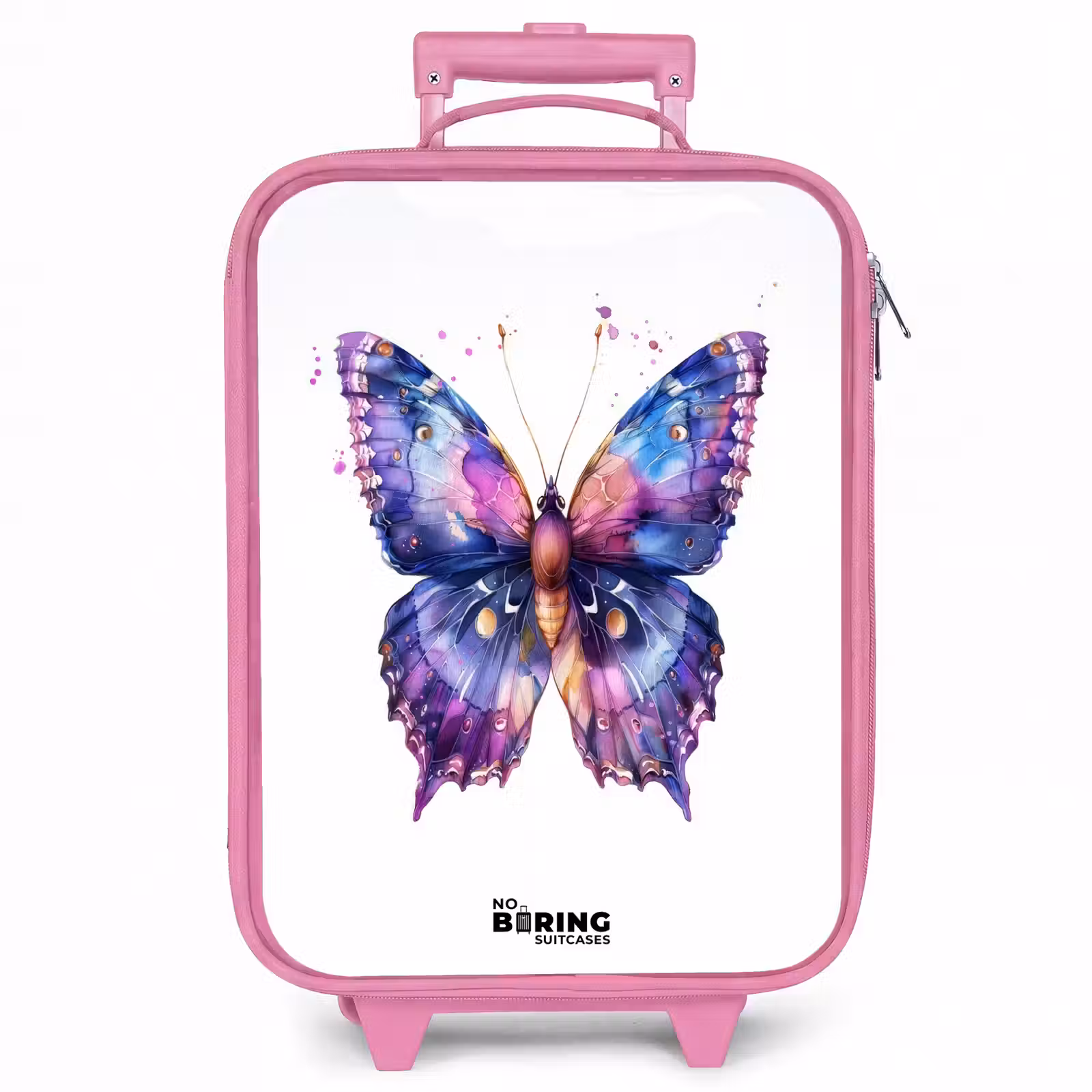 Kinderkoffer - Roze - Paarse prachtvlinder — 1