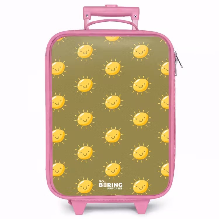 Kinderkoffer - Roze - Sunny situation olijf — 1