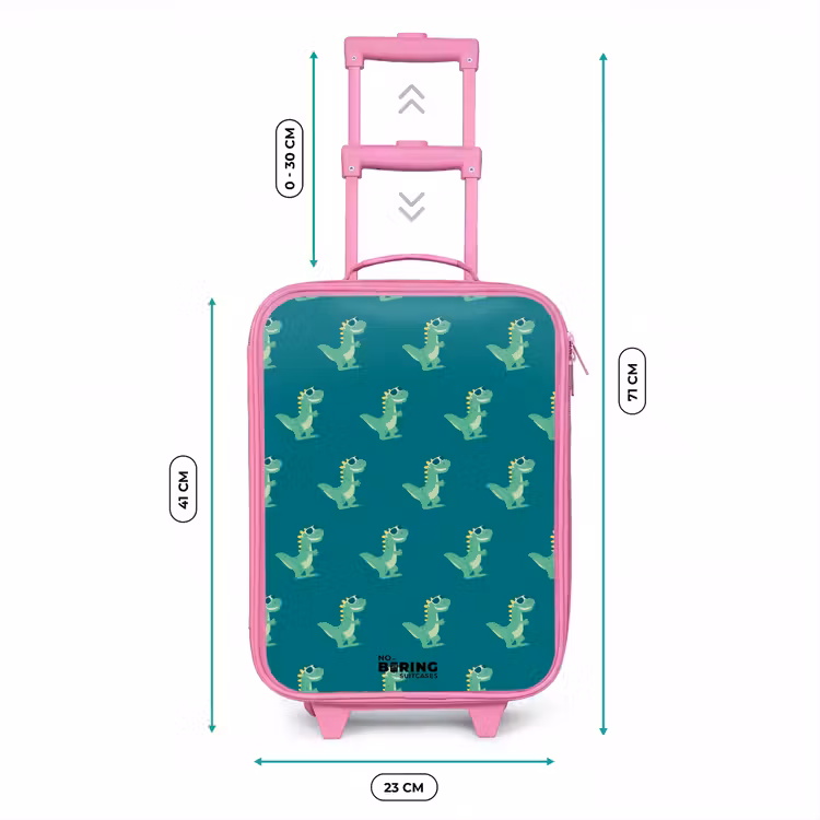Kinderkoffer - Roze - Tyranosaurus specs — 6