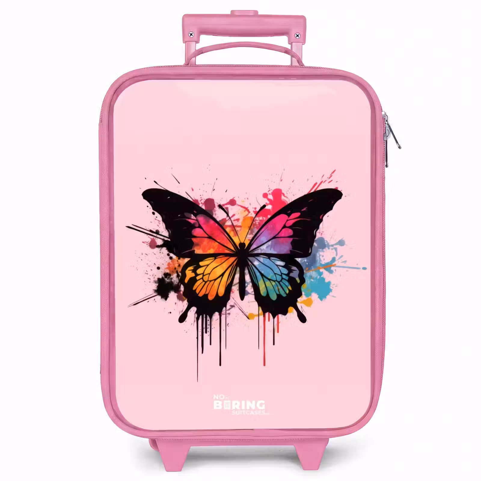 Kinderkoffer - Roze - Vlinderverf — 1