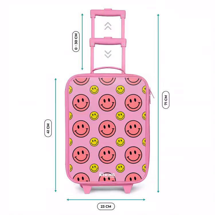 Kinderkoffer - Roze - All smiles roze — 6
