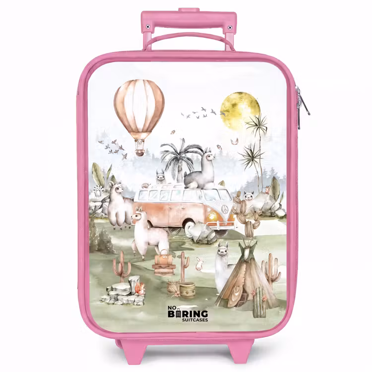 Kinderkoffer - Roze - Alpaca avontuur — 1