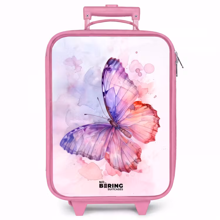 Kinderkoffer - Roze - Aquarel aurora — 1