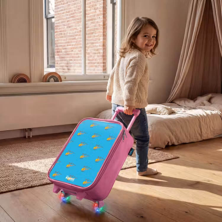 Kinderkoffer - Roze - Helikopter heibel — 3