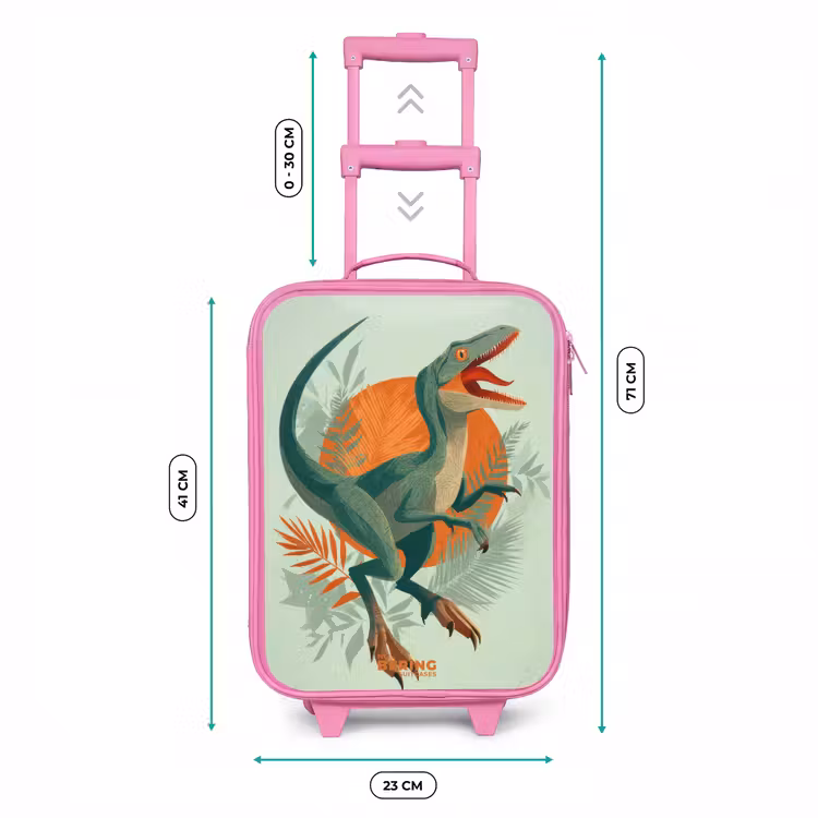 Kinderkoffer - Roze - Sluipende jager met bladeren — 6