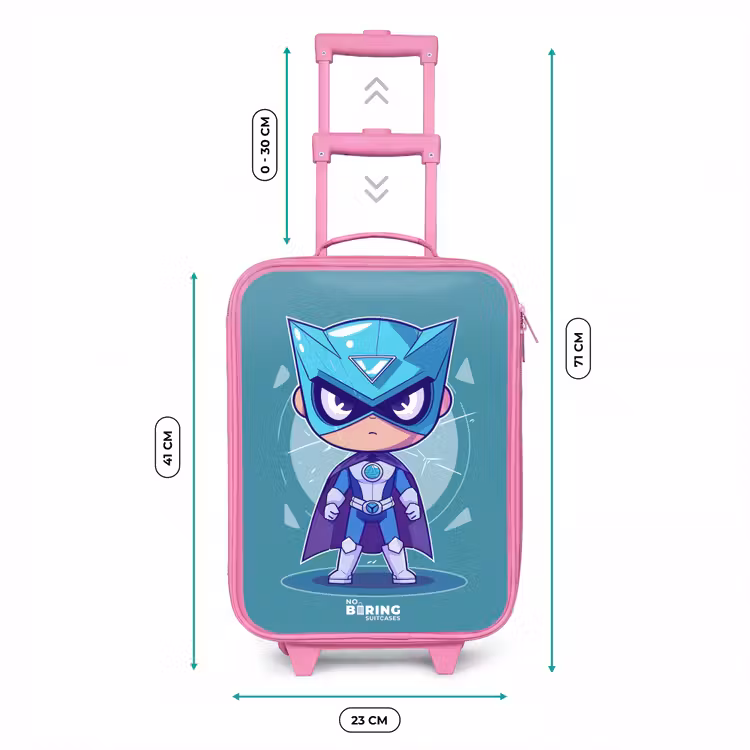 Kinderkoffer - Roze - Turquoise tornado — 6
