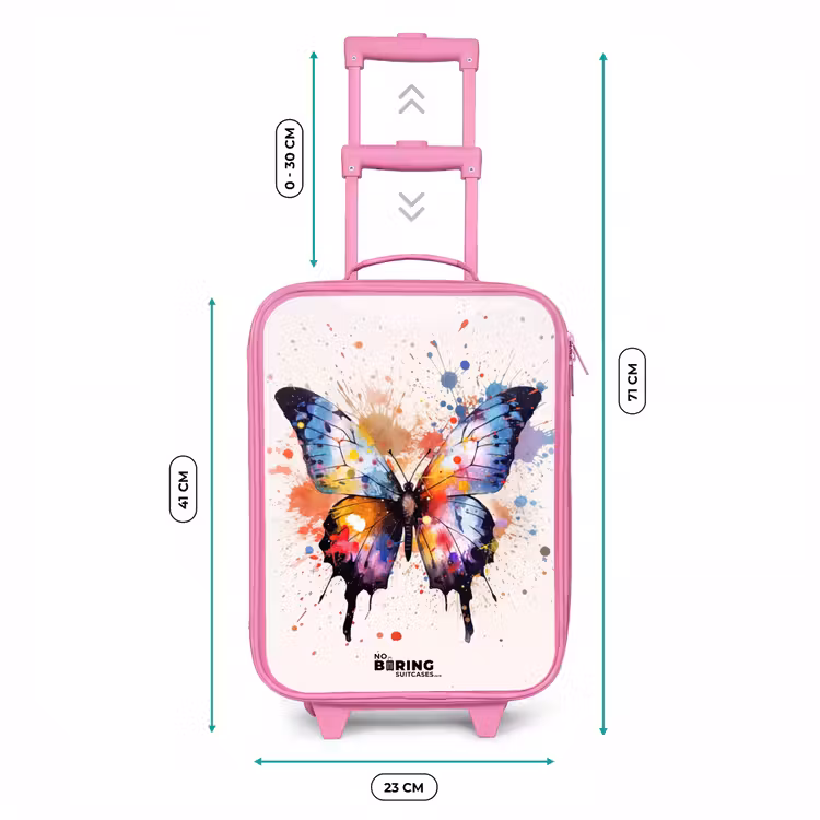 Kinderkoffer - Roze - Vlinderexplosie — 6