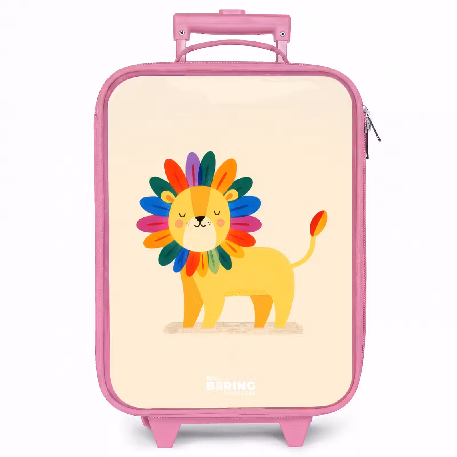 Kinderkoffer - Roze - Leeuw - Manen - Kleurrijk — 1
