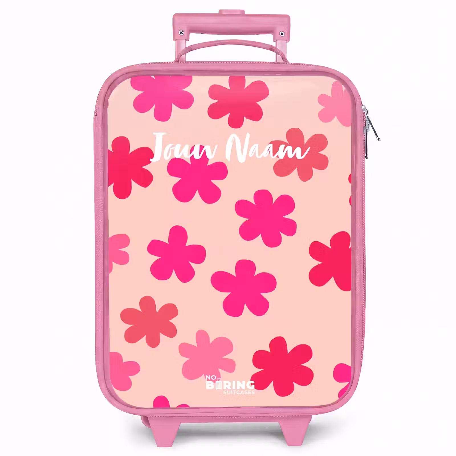 Kinderkoffer - Roze - Roze bloemen — 1