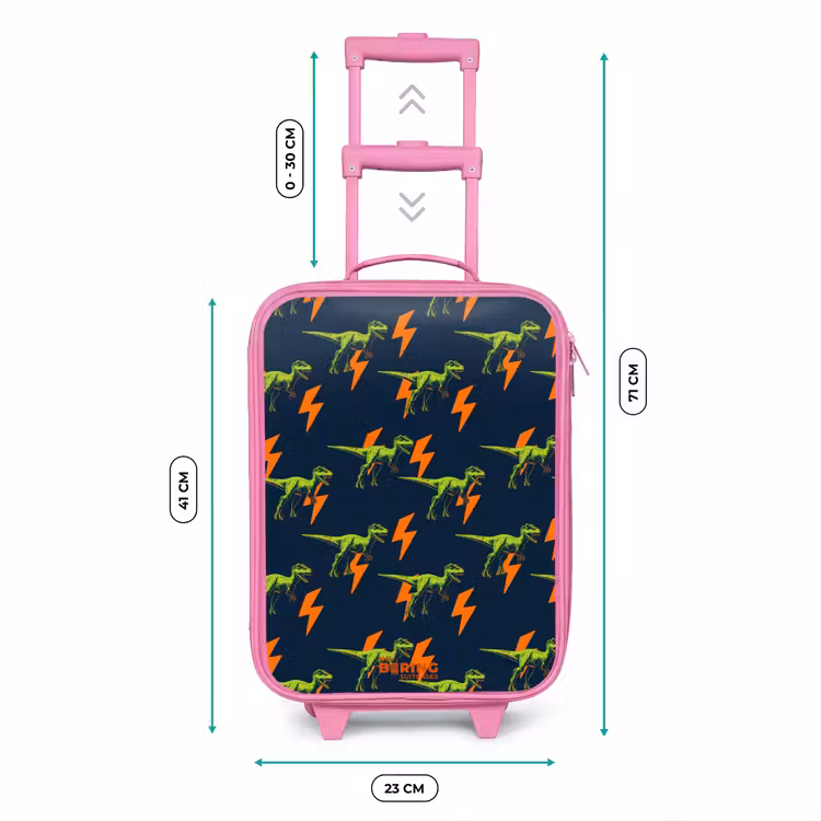 Kinderkoffer - Roze - Bliksemsnelle raptors — 6