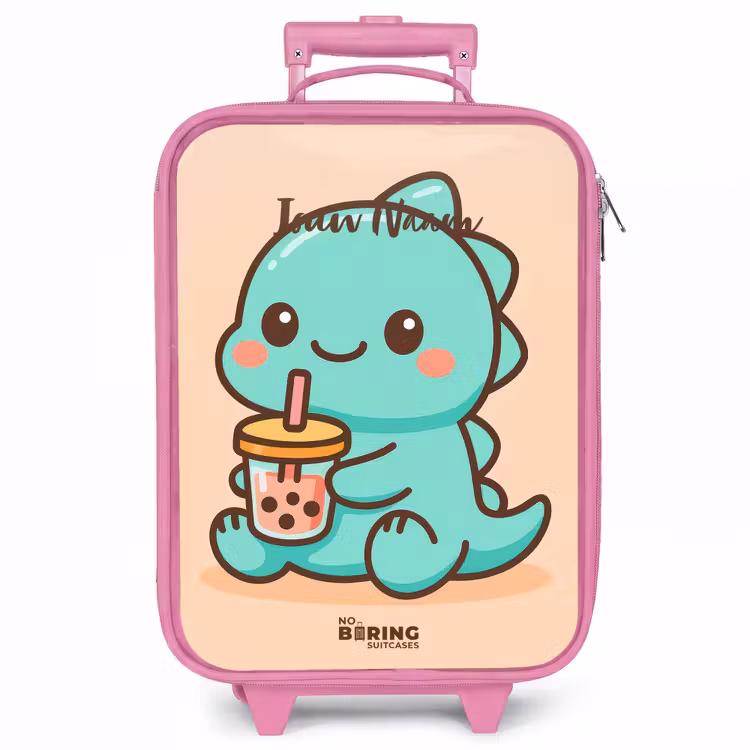 Kinderkoffer - Roze - Kawai - Dino - Bubbletea — 1