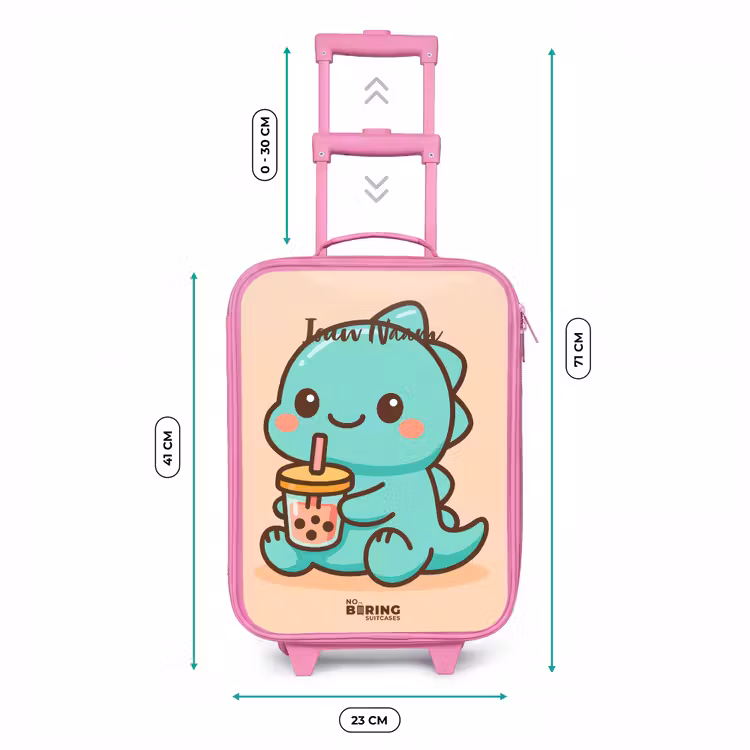 Kinderkoffer - Roze - Kawai - Dino - Bubbletea — 6