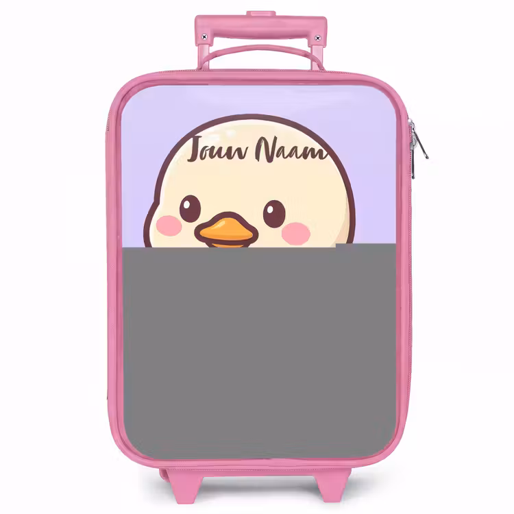 Kinderkoffer - Roze - Kawai - Eend - Sjaal — 1