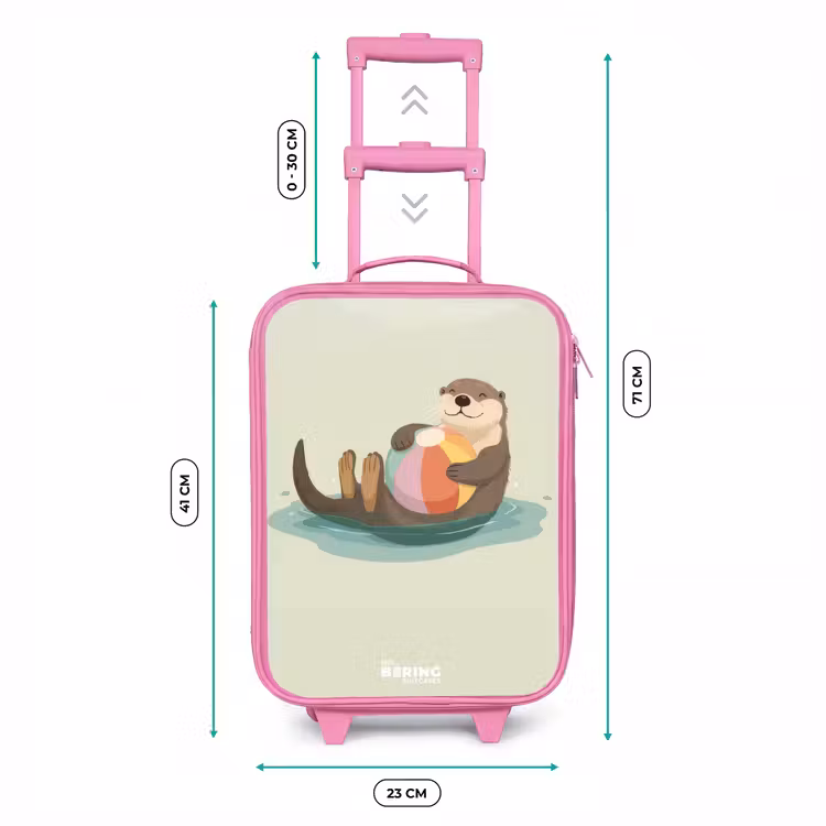 Kinderkoffer - Roze - Otter - Strandbal - Water — 6