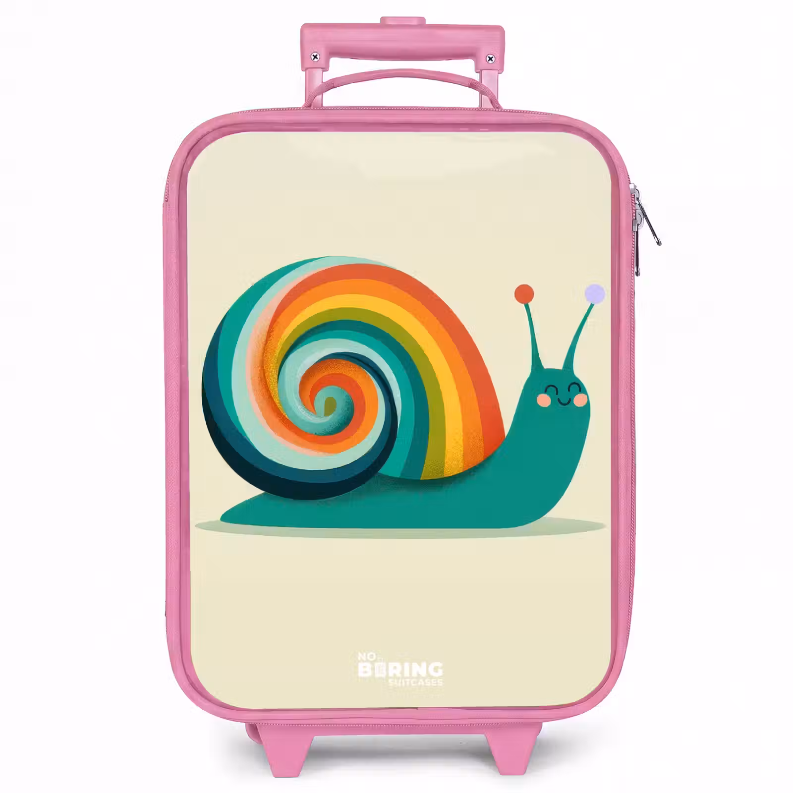 Kinderkoffer - Roze - Slak - Regenboog - Kleurrijk — 1
