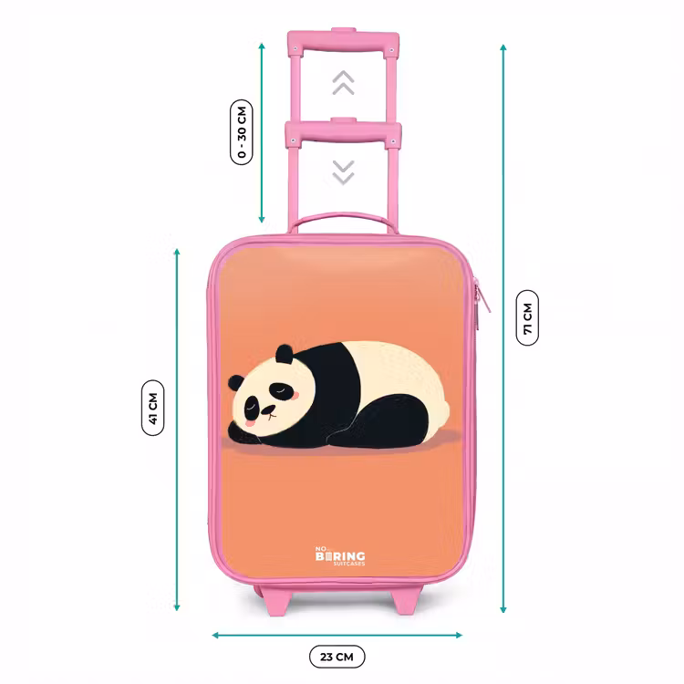 Kinderkoffer - Roze - Panda - Slapen - Oranje — 6