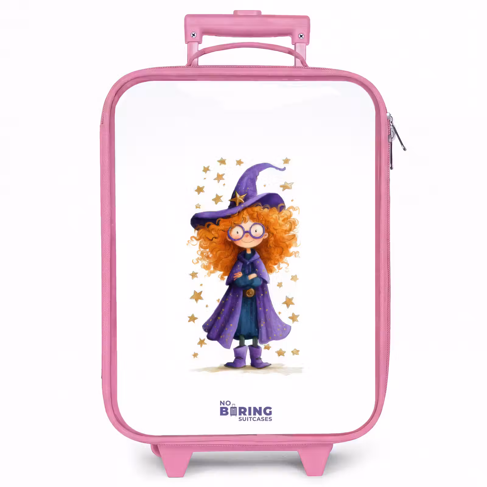 Kinderkoffer - Roze - Sterrenmagie met krullen — 1