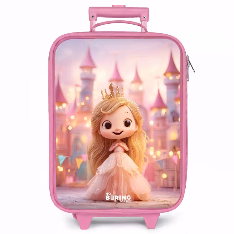 Kinderkoffer - Roze - Prinses - Roze - Kasteel — 1