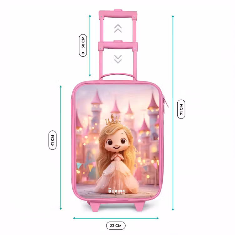 Kinderkoffer - Roze - Prinses - Roze - Kasteel — 6