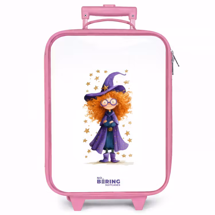 Kinderkoffer - Roze - Sterrenmagie met krullen — 1