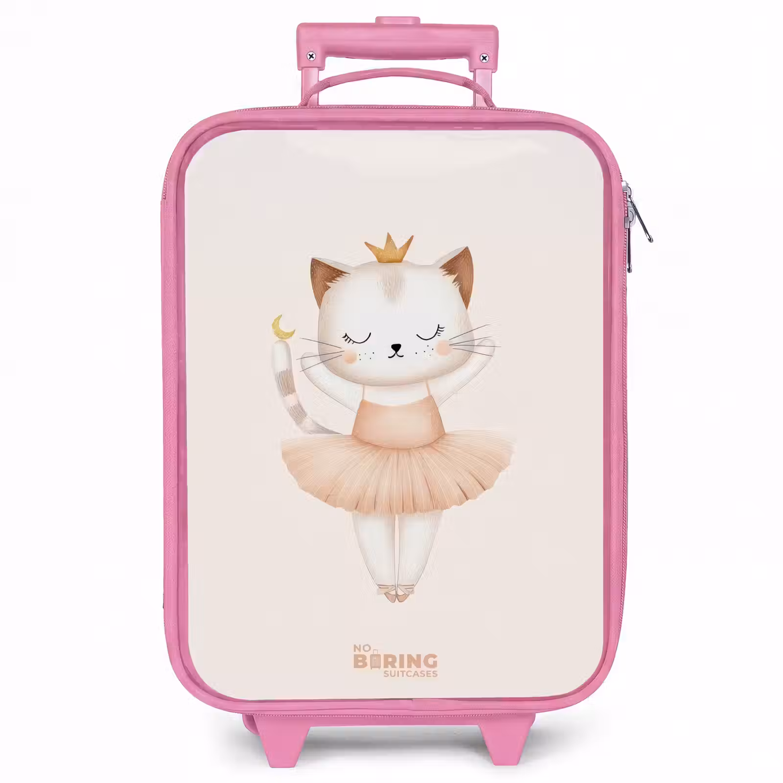 Kinderkoffer - Roze - Ballerina kitten in beige kleuren — 1