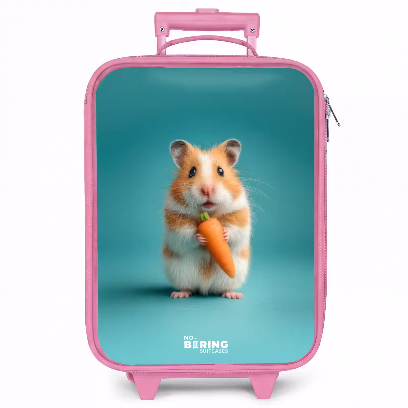 Kinderkoffer - Roze - Hamster - Wortel - Dier — 1