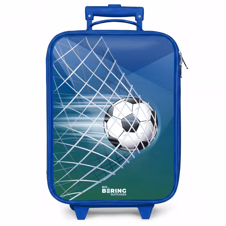 Kinderkoffer - Blauw - Bal in het goal — 1