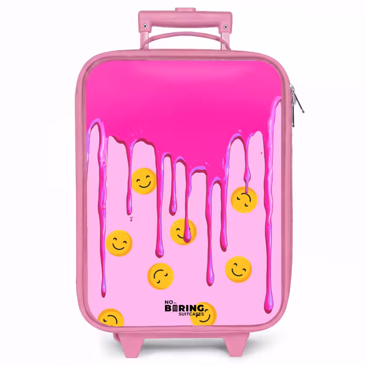 Kinderkoffer - Roze - Verf - Smiley - Roze — 1