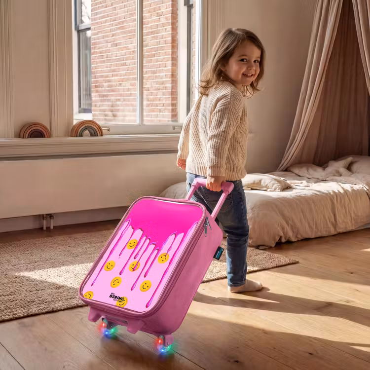Kinderkoffer - Roze - Verf - Smiley - Roze — 3