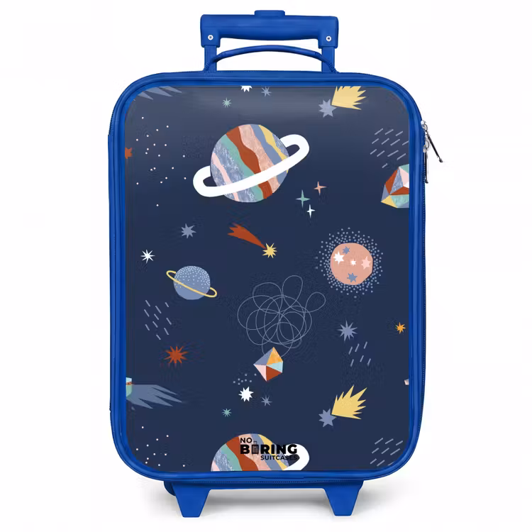 Kinderkoffer - Blauw - Planeten in de hemel — 1