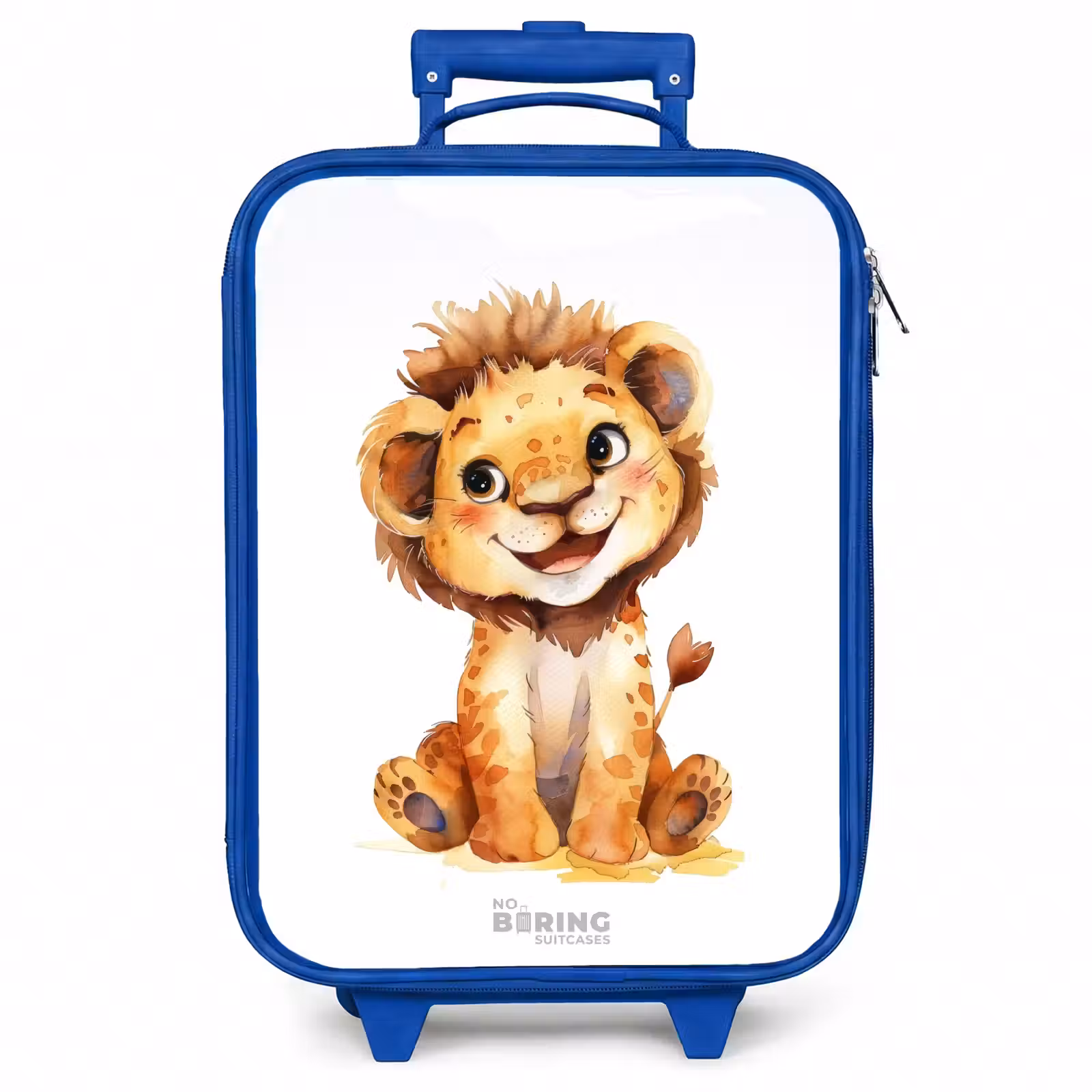 Kinderkoffer - Blauw - Baby leeuw — 1