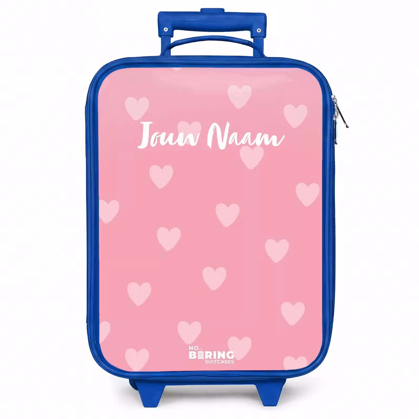 Kinderkoffer - Blauw - Hartjesritme — 1