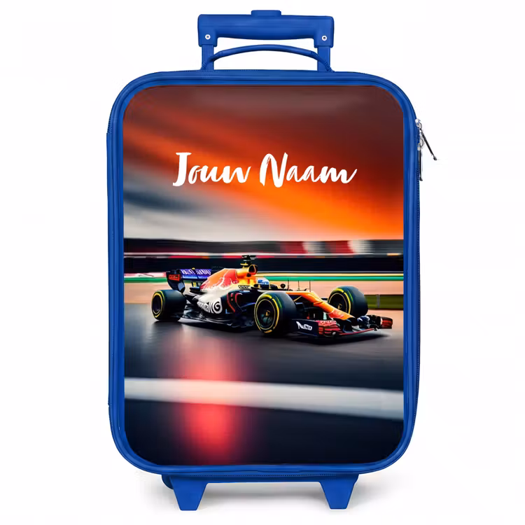 Kinderkoffer - Blauw - Furious F1 — 1