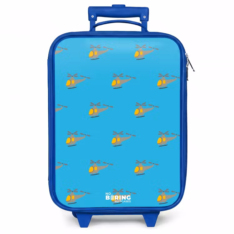 Kinderkoffer - Blauw - Helikopter heibel — 1