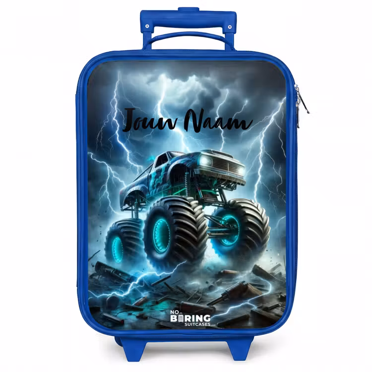 Kinderkoffer - Blauw - Thunder Wheels — 1