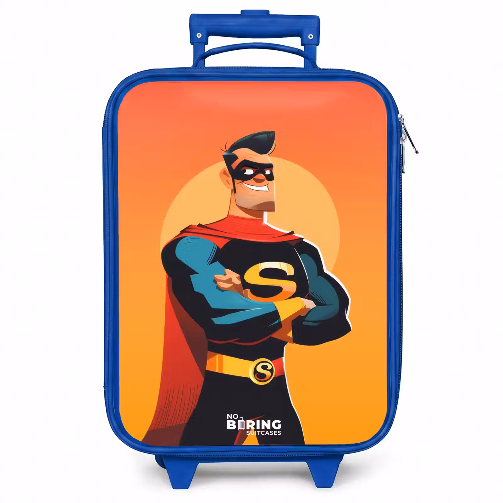 Kinderkoffer - Blauw - Sunny superhero — 1