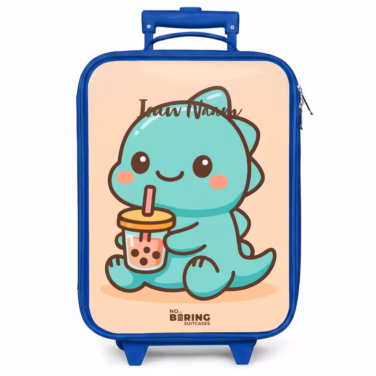 Kinderkoffer - Blauw - Kawai - Dino - Bubbletea — 1