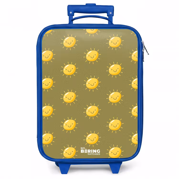Kinderkoffer - Blauw - Sunny situation olijf — 1