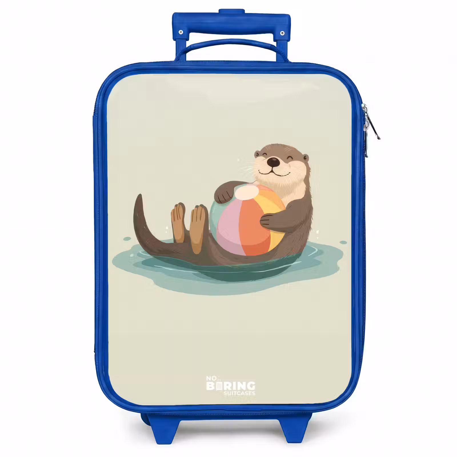 Kinderkoffer - Blauw - Otter - Strandbal - Water — 1