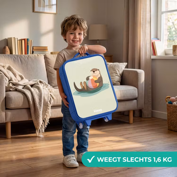 Kinderkoffer - Blauw - Otter - Strandbal - Water — 2