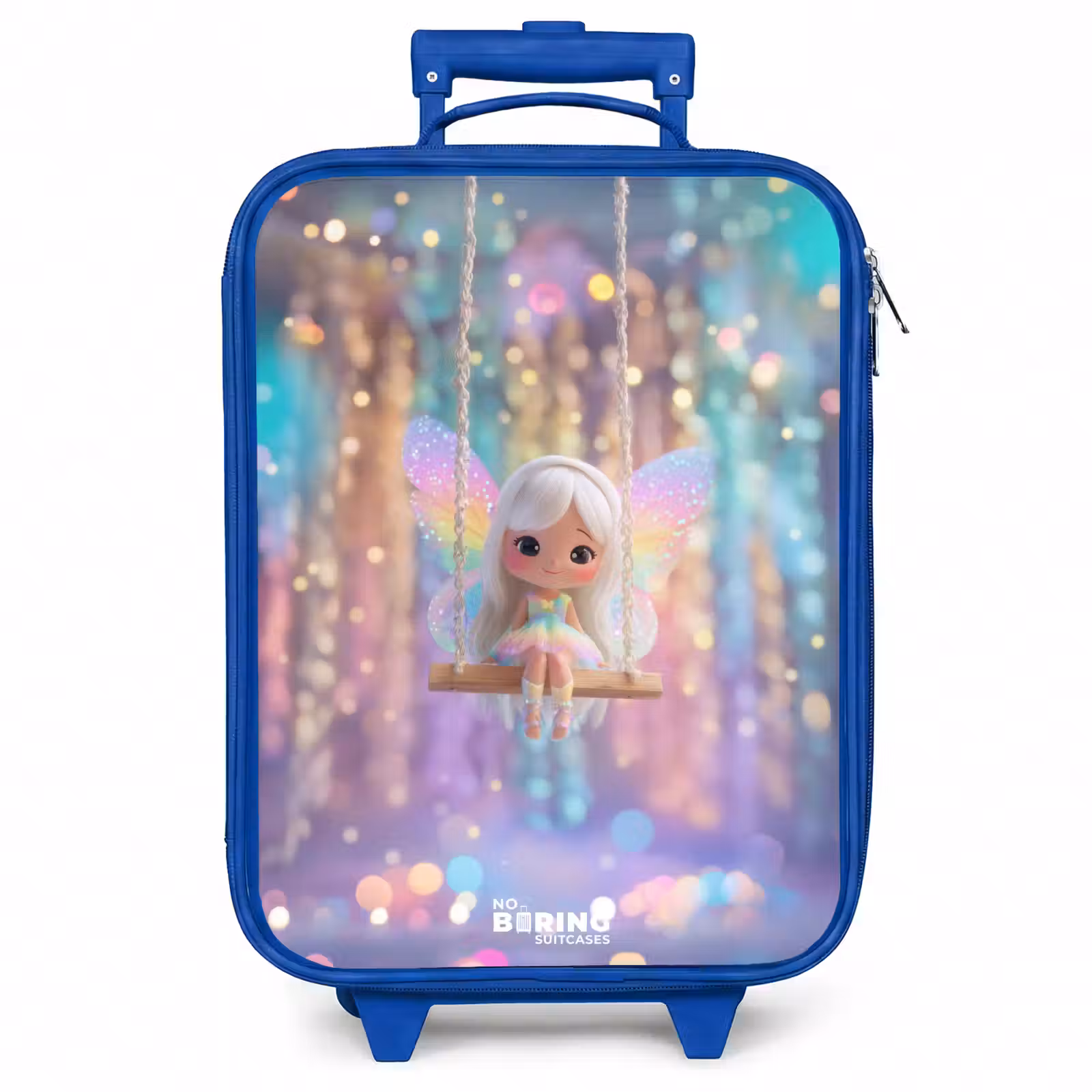 Kinderkoffer - Blauw - Fee - Elf - Regenboog — 1