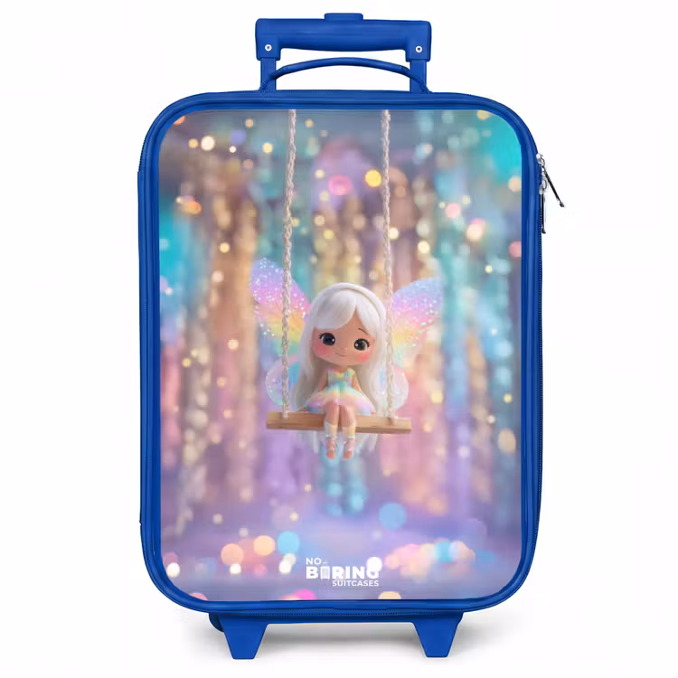 Kinderkoffer - Blauw - Fee - Elf - Regenboog — 1