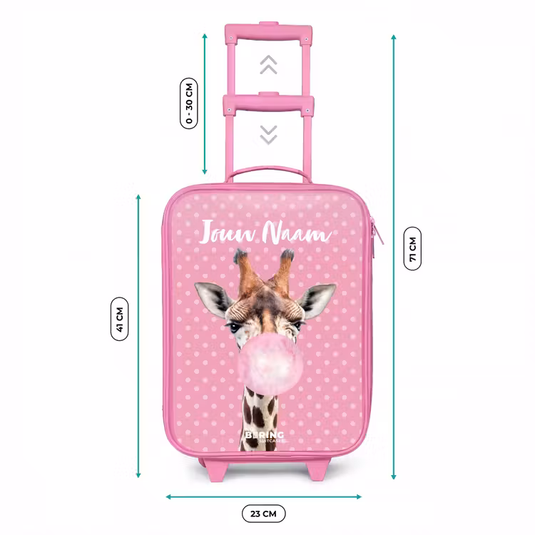 Kinderkoffer met naam - Roze - Bubblegum Billy — 6
