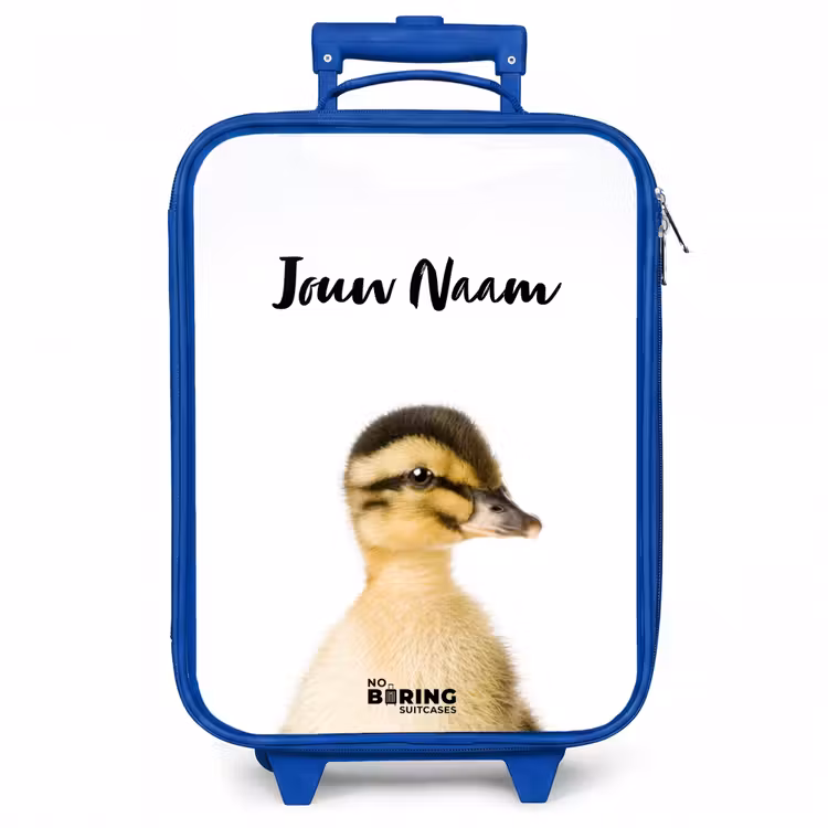Kinderkoffer met naam - Blauw - Daisy Duck — 1